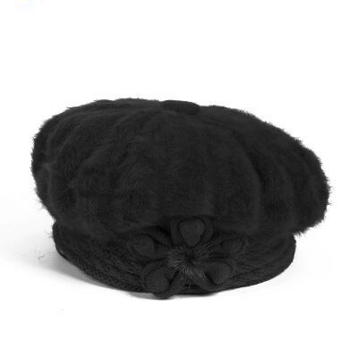 MAERSHEI New Arrival Elegant Women Knitted Hats Rabbit Fur Cap Autumn Winter Berets Ladies Female Fashion Skullies Beret Hat alx