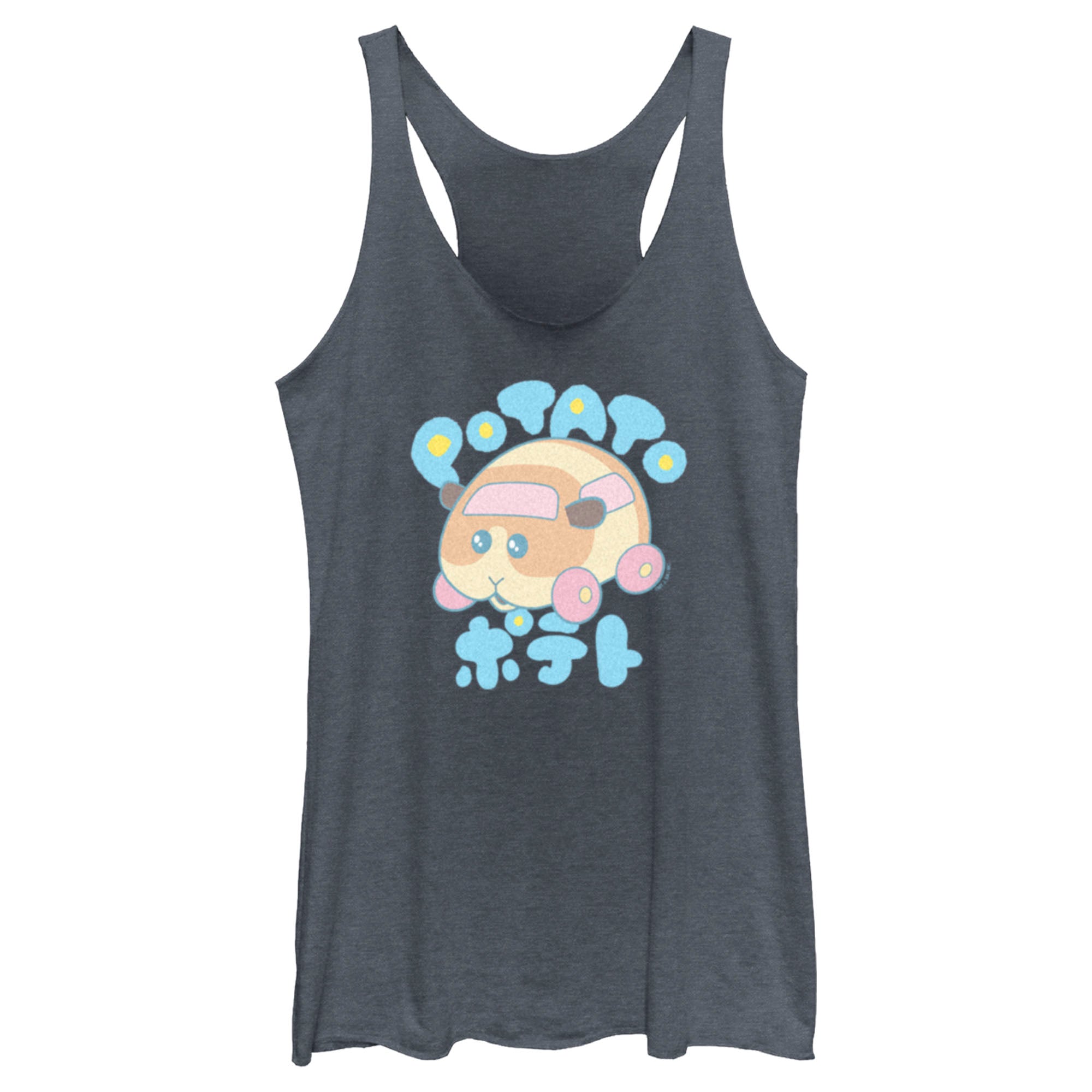 Women’S Pui Pui Molcar Potato Cartoon Racerback Tank Top