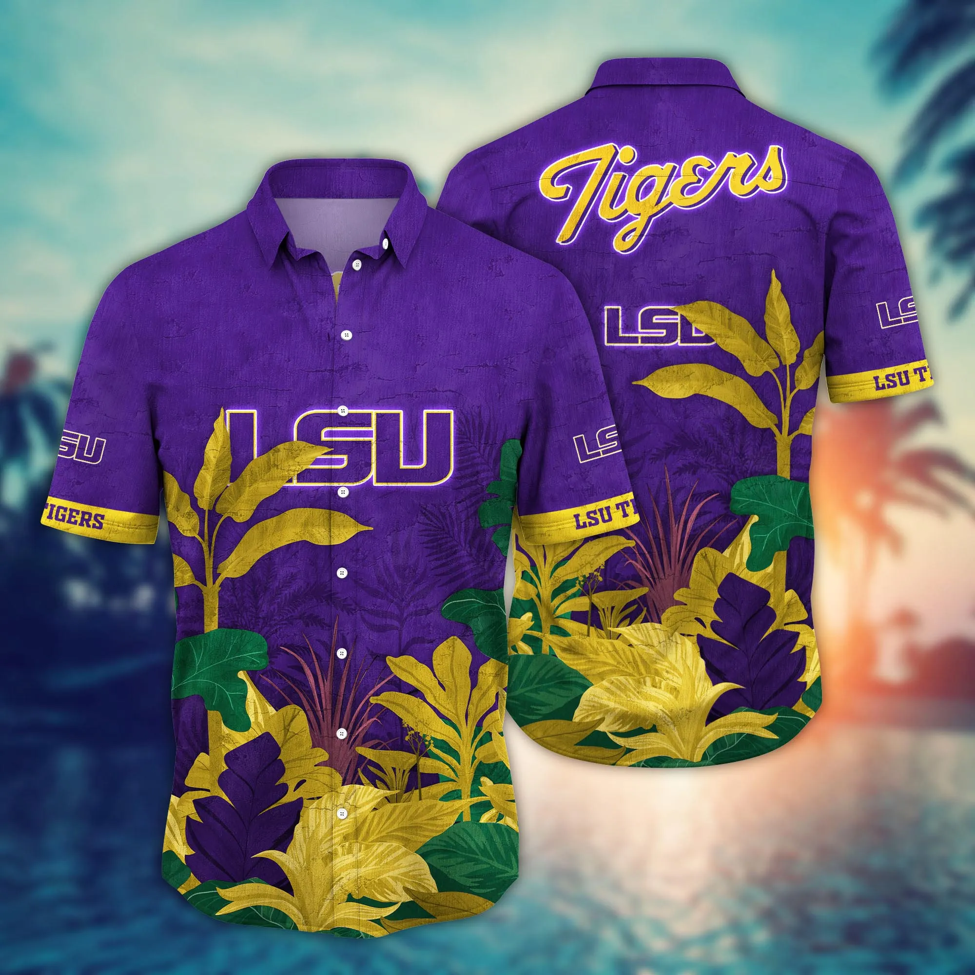 Lsu Tigers NCCA Hawaiian Shirt July Aloha Shirt