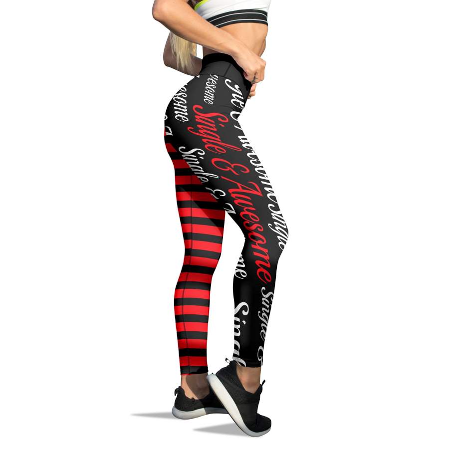 Single and Awesome Leggings – Jnc-products Store
