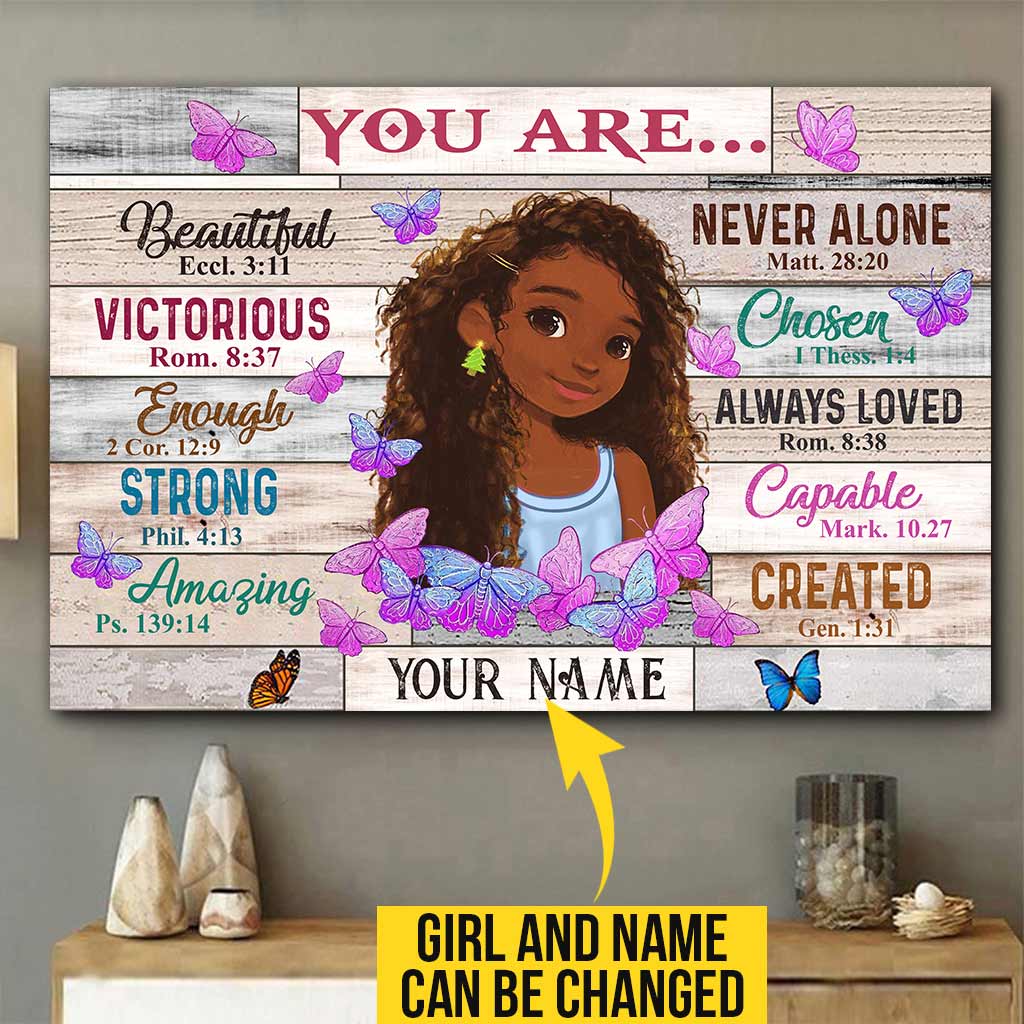 You Are – African American Personalized Poster