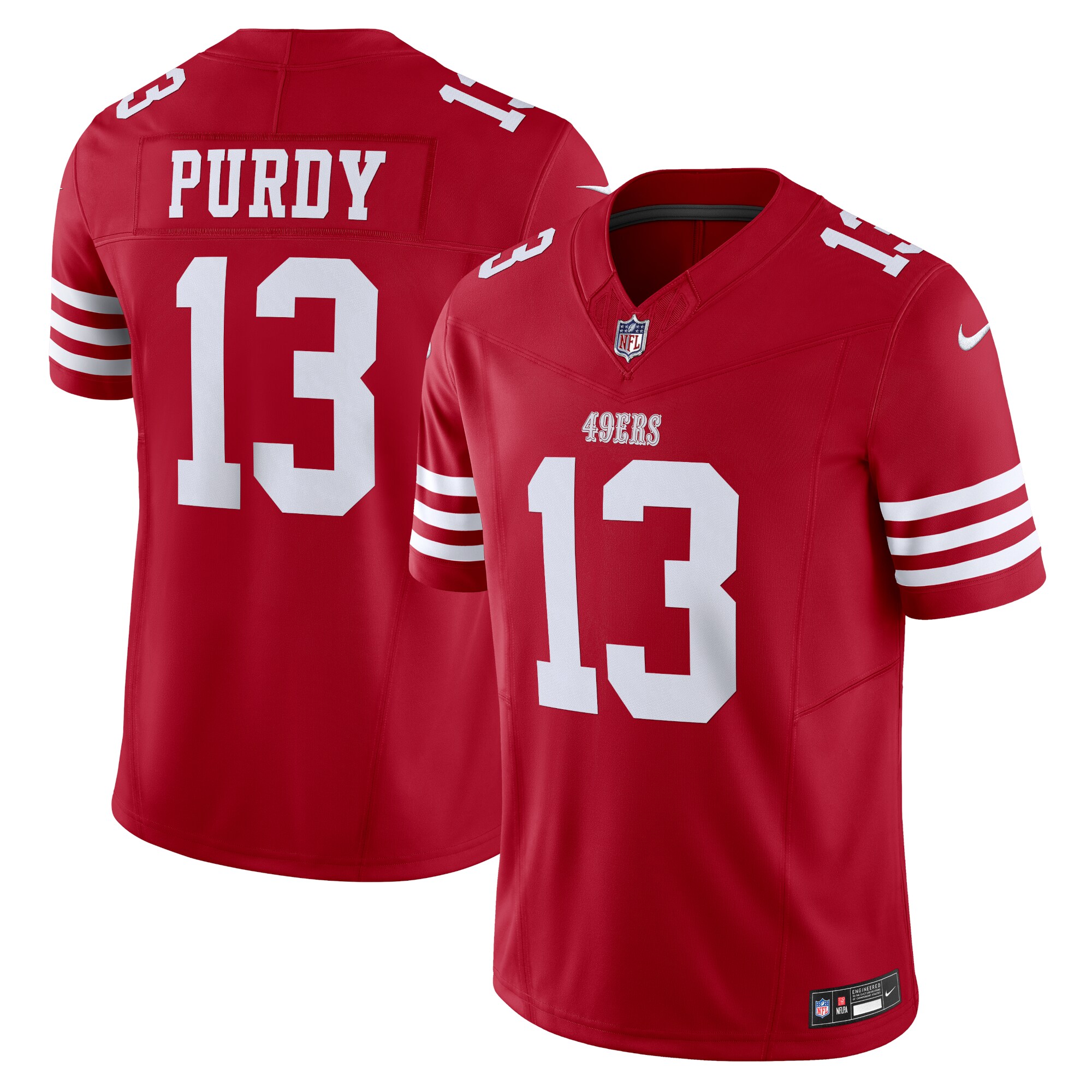 Brock Purdy San Francisco 49ers Vapor F.U.S.E. Limited Jersey – Scarlet