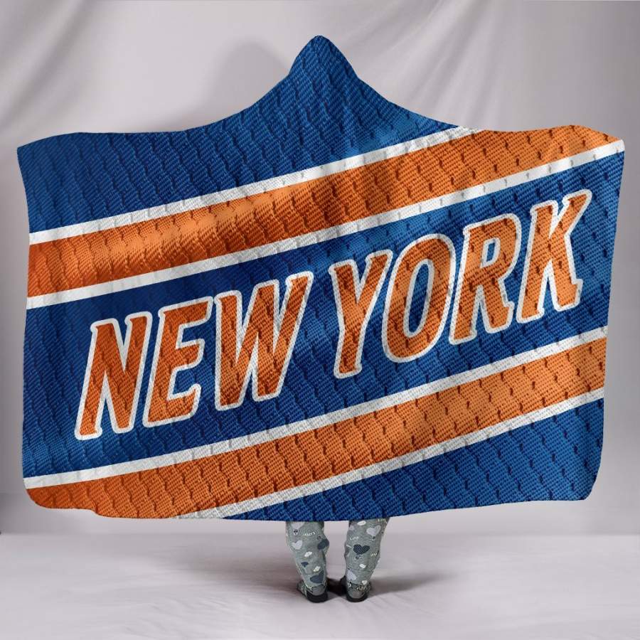 New York Islanders Unofficial Hockey Jersey Hoodie Blanket