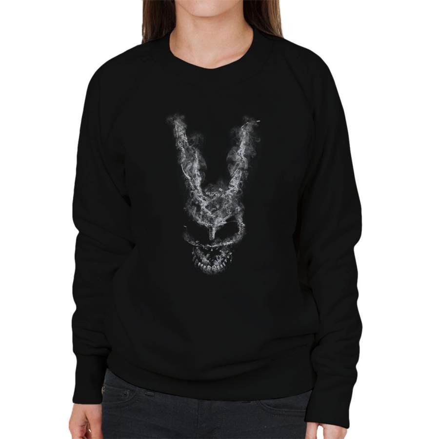 Wake Up Donnie Darko Frank Rabbit Smoke Women’s Sweatshirt