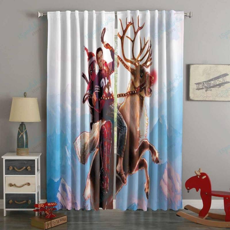 3D Printed Once Upon A Deadpool Custom Living Room Curtains