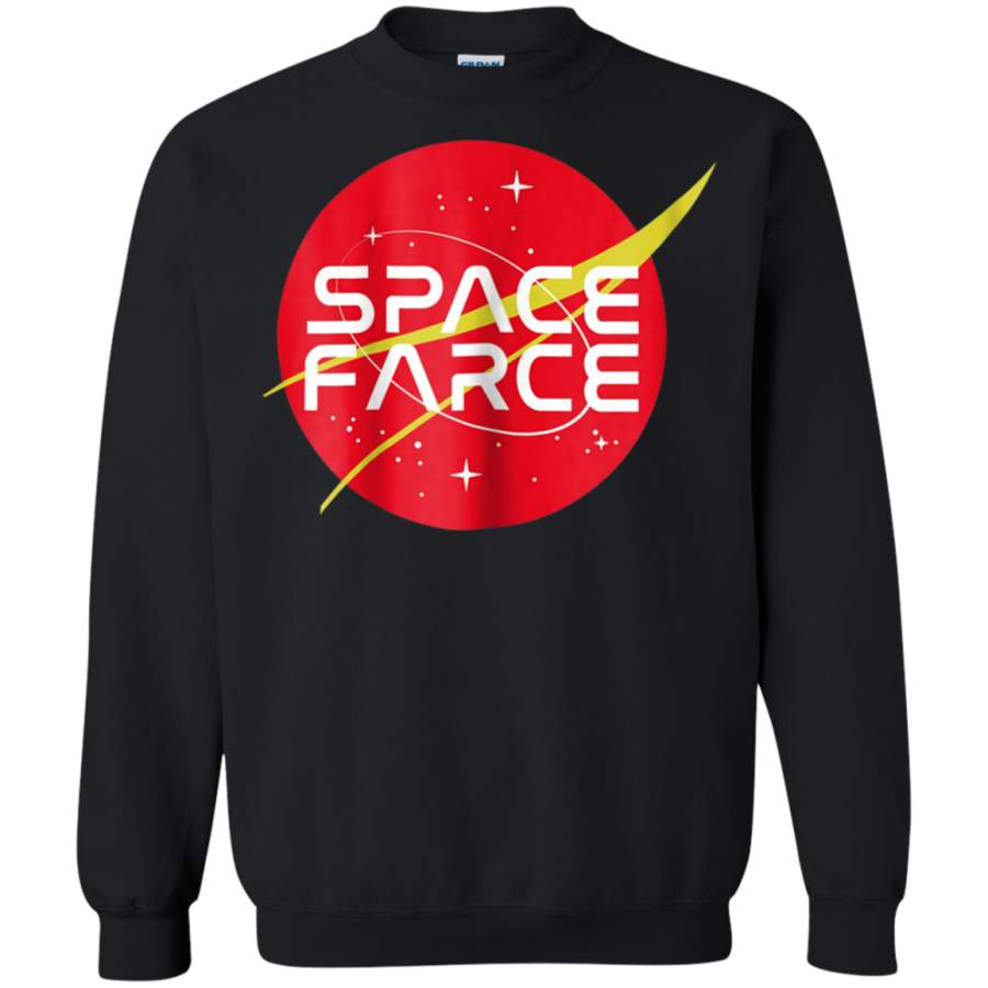 AGR Space Farce USSF Mocking Up Of Space Force Sweatshirt