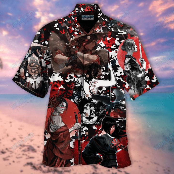 Samurai Hawaii Shirt For Men Women Ha28924