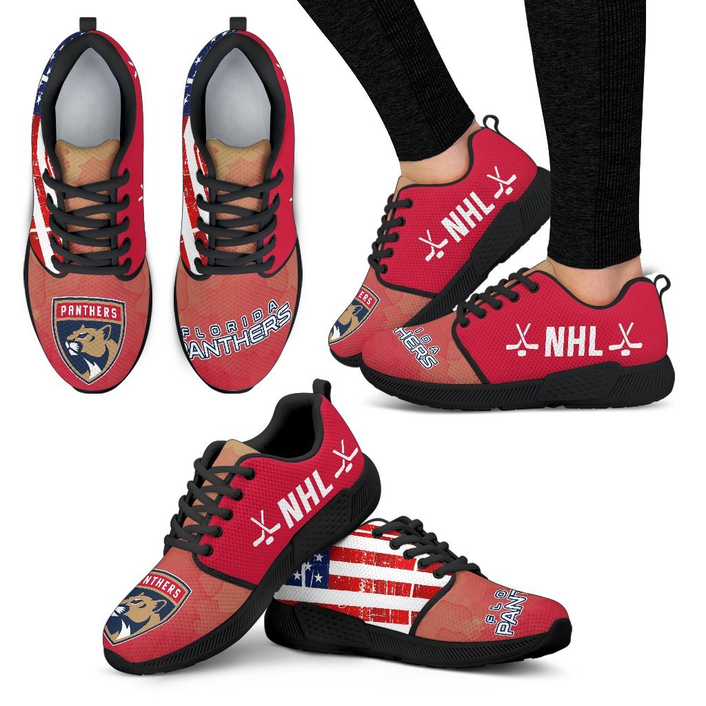 Awesome Fashion Florida Panthers Shoes Athletic Sneakers