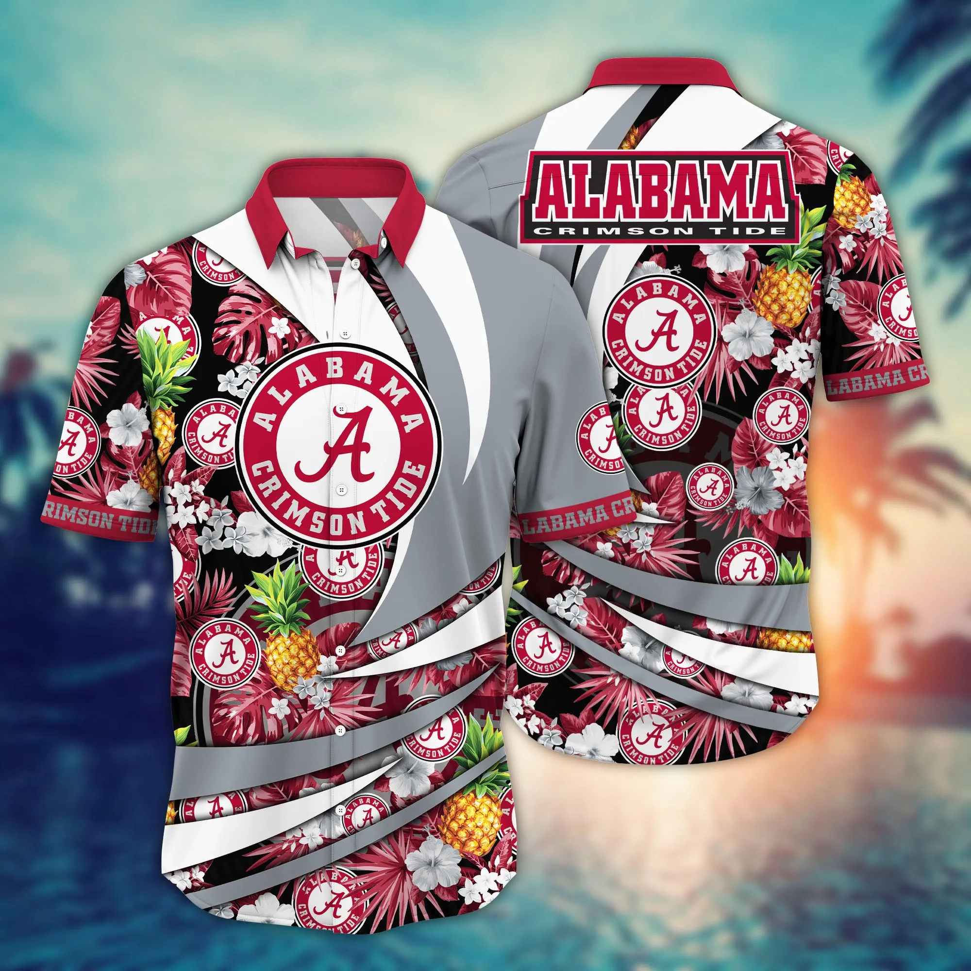 Alabama Crimson Tide NCAA Hawaiian Shirt Mid-Year Aloha Shirt