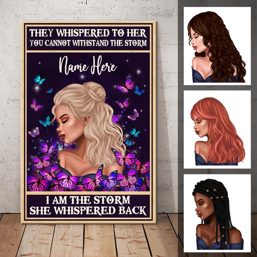 Personalized Bwa Storm Poster