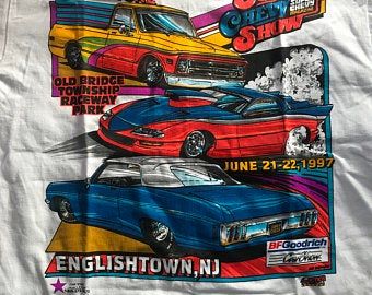 1997 Racing Shirt Chevy Mini Truck Englishtown Mopar Nascar 90s Vintage Raceway Deadstock 7509