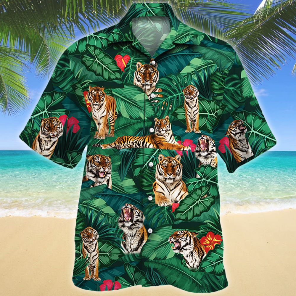 Tiger Lovers Gift Hawaii Shirt Hawaiian Shirt For Men, Hawaiian Shirt For Women, Aloha Shirt