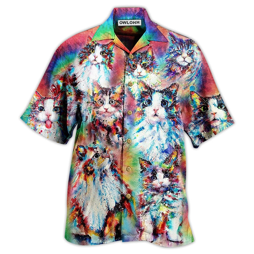 Cat Baby Angel Color Hawaii Shirt Ha39152