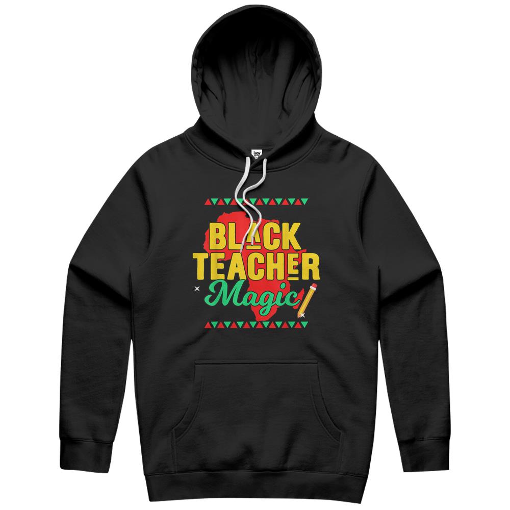 Teach Black History Month Kids Black Teacher African Pride Hoodie