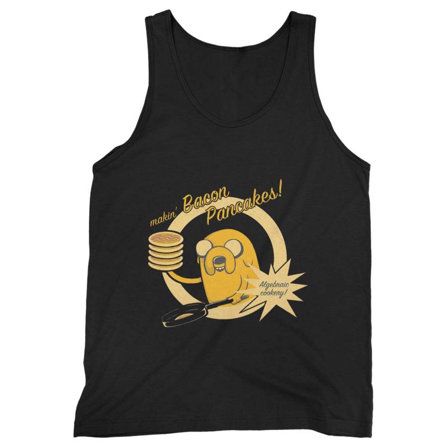 Cooking Time Bacon Pancakes Adventure Time Man’s Tank Top