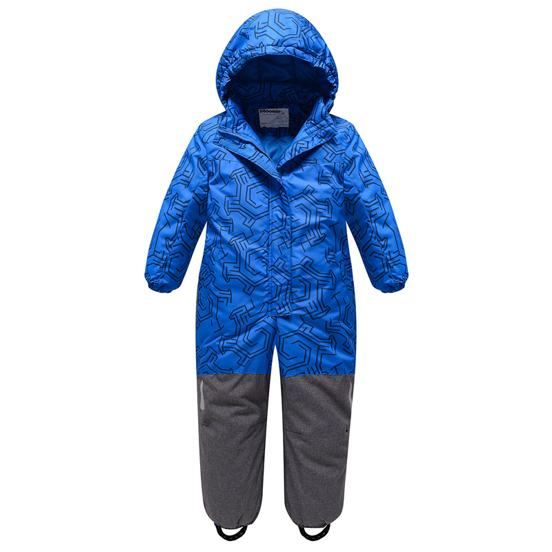 2022 Children’s Ski Suit Windproof Waterproof Thick Warm Outdoor Skiing Snowboarding One-piece Snow Sports Clothing Set alx