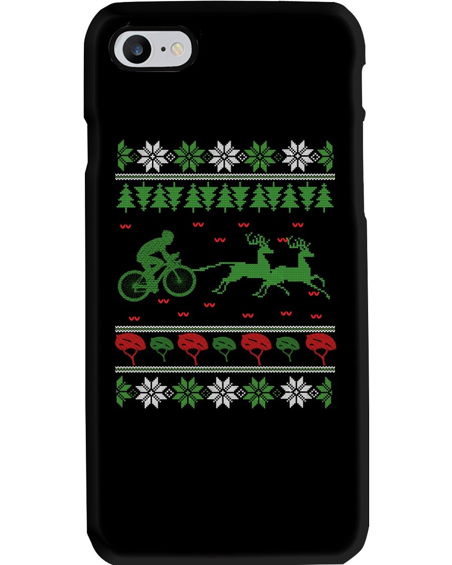 Bicycle Ugly Christmas Sweater Phone Case