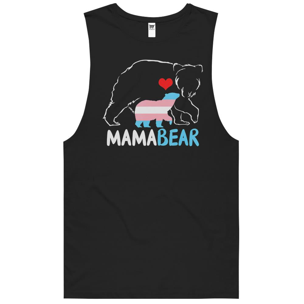 Trans Mama Bear Proud Mom Rainbow Transgender Mother’S Day T-Shirt Tank Top