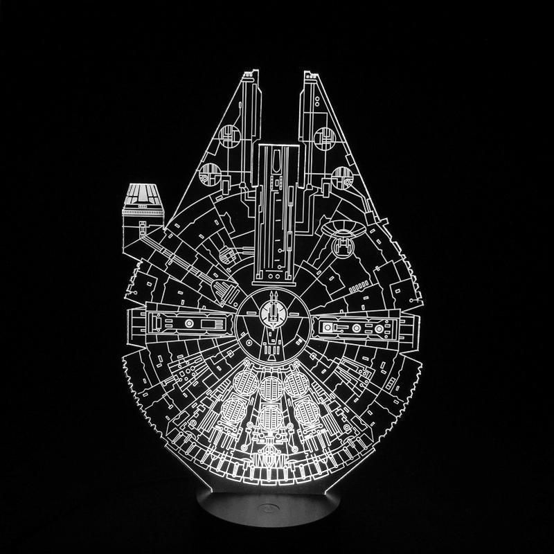 Millennium Falcon 3D Led Light