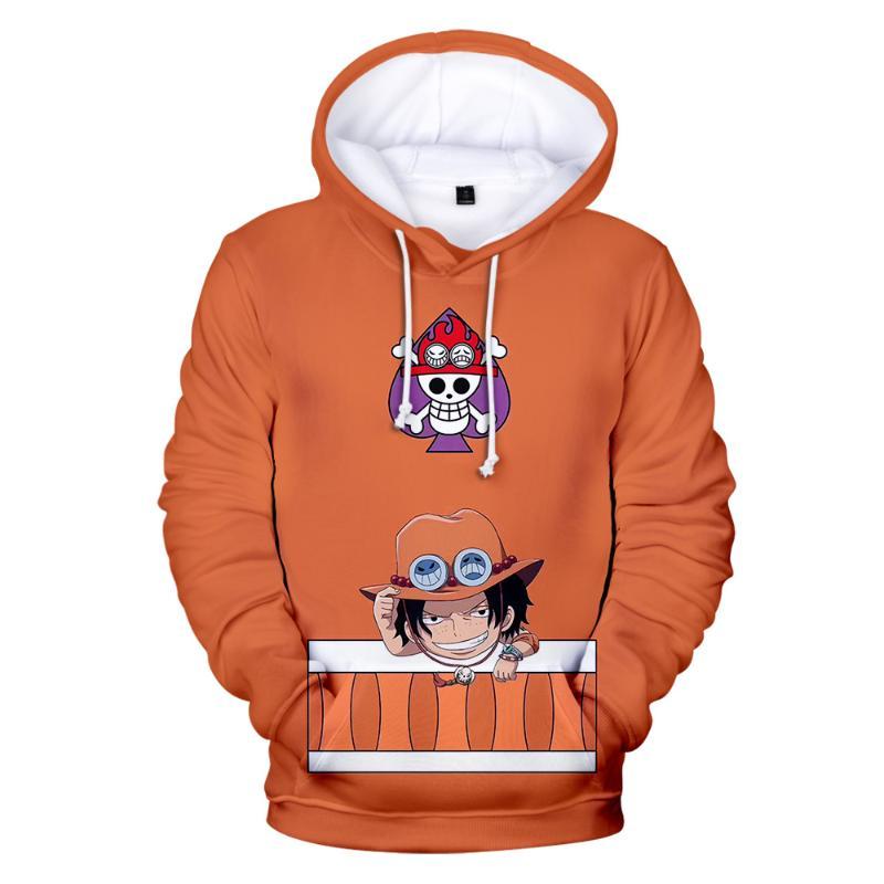 3D Printed One Piece Hoody Anime Hoodie – Men Women Sweatshirts