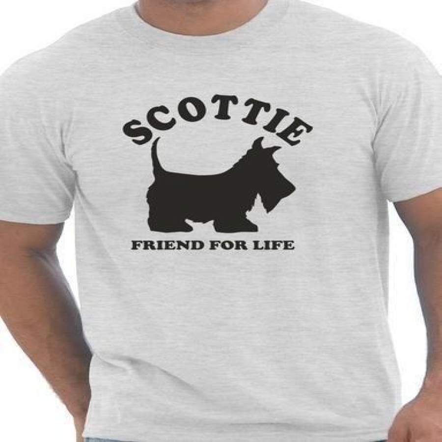 Scottie Dog Lover Pet Mens T-Shirt Gift More Size And Colors-A133