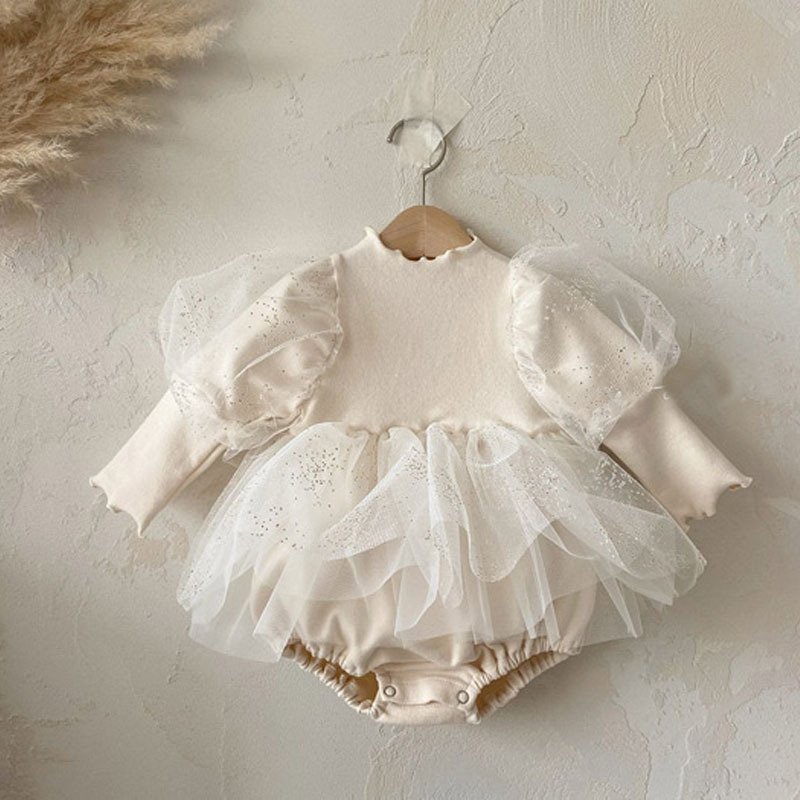 2022 Ins New Spring Autumn Baby Fashion Rompers Baby Outfit Clothing Cotton Bodysuits Baby Girls Dresses Jumpsuits alx