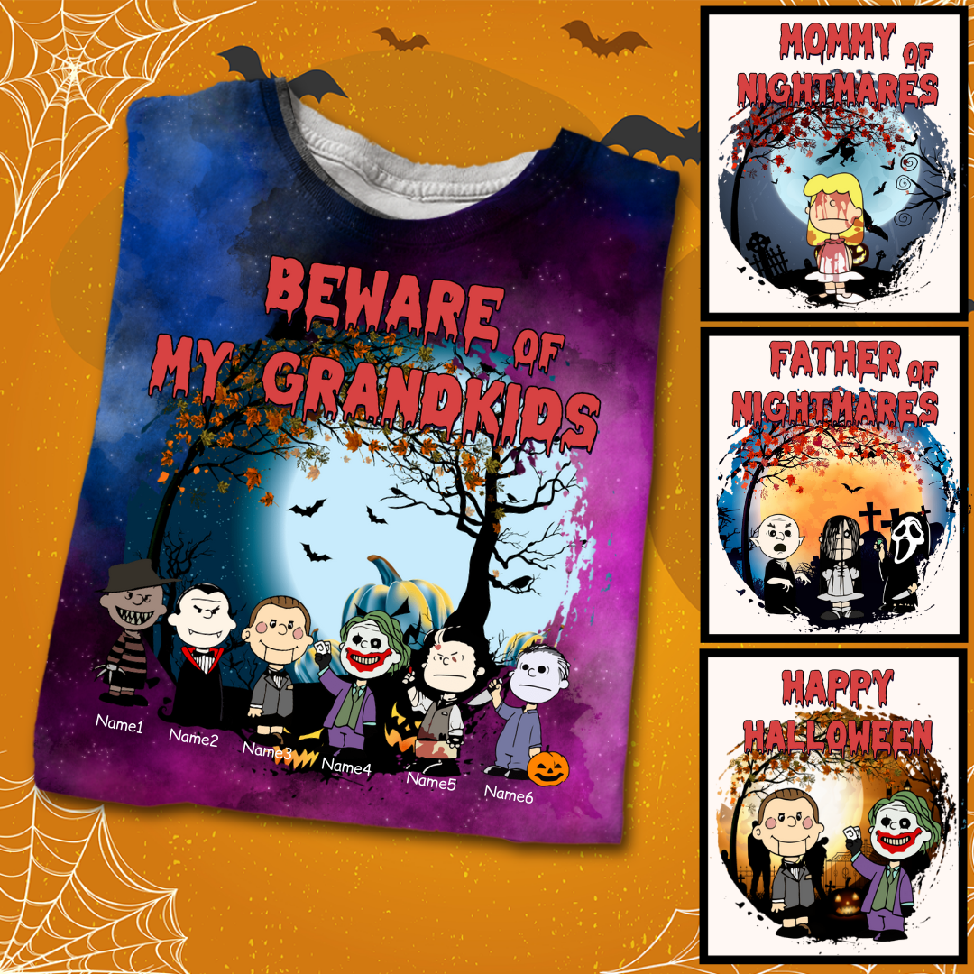 Personalized Halloween Happy Halloween 3D Galaxy Shirt Sweatshirt Ap310