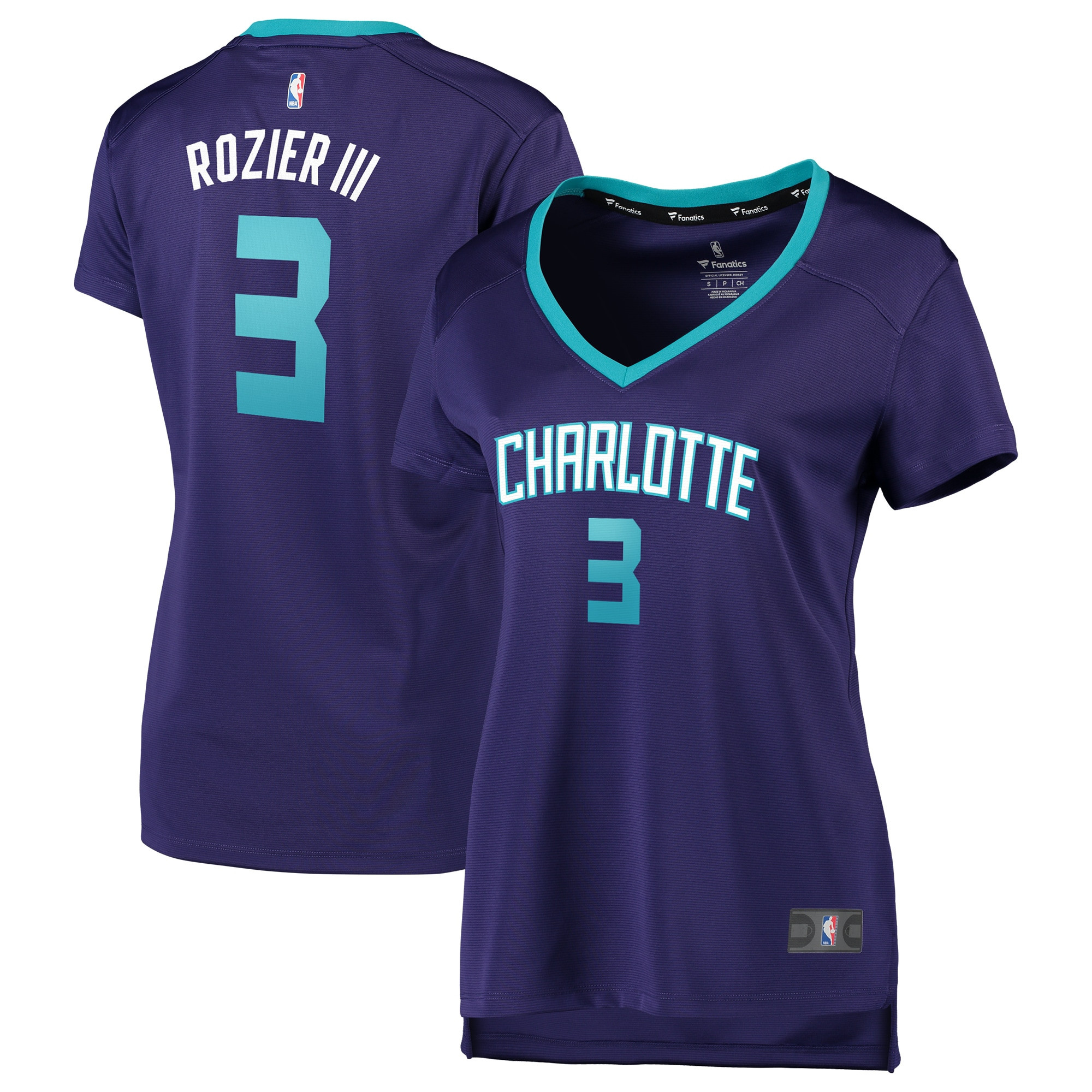 Terry Rozier Charlotte Hornets Fanatics Branded Womens Fast Break Replica Jersey Purple – Statement Edition NBA