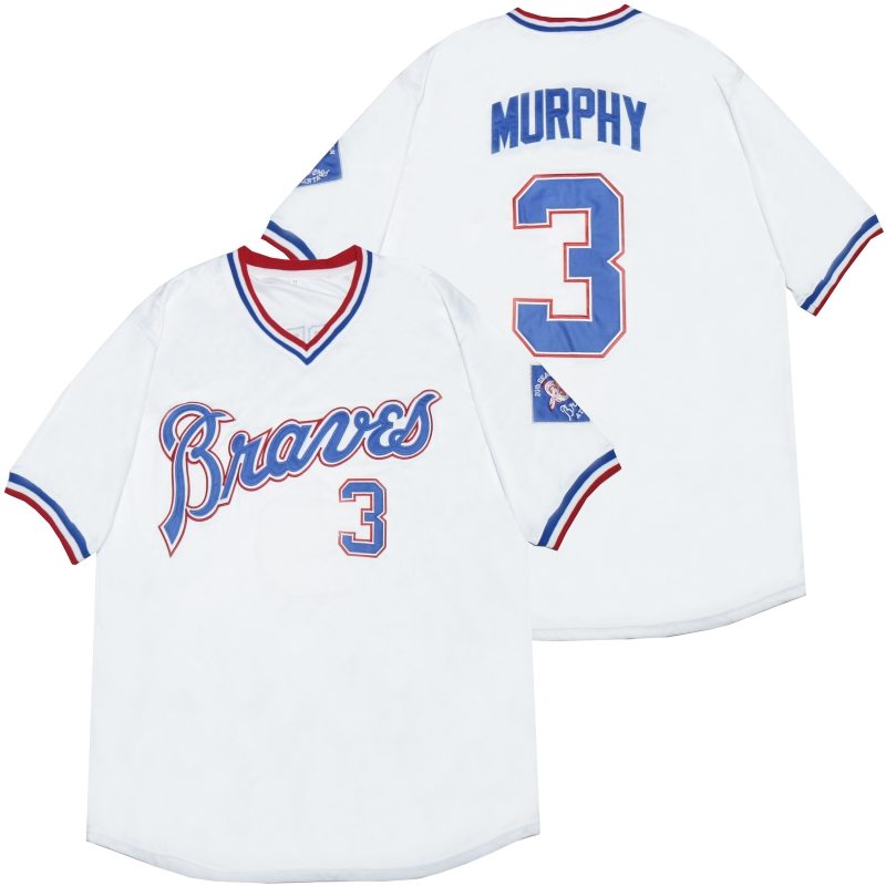 Atlanta Braves Dale Murphy #3 2020 MLB White Jersey