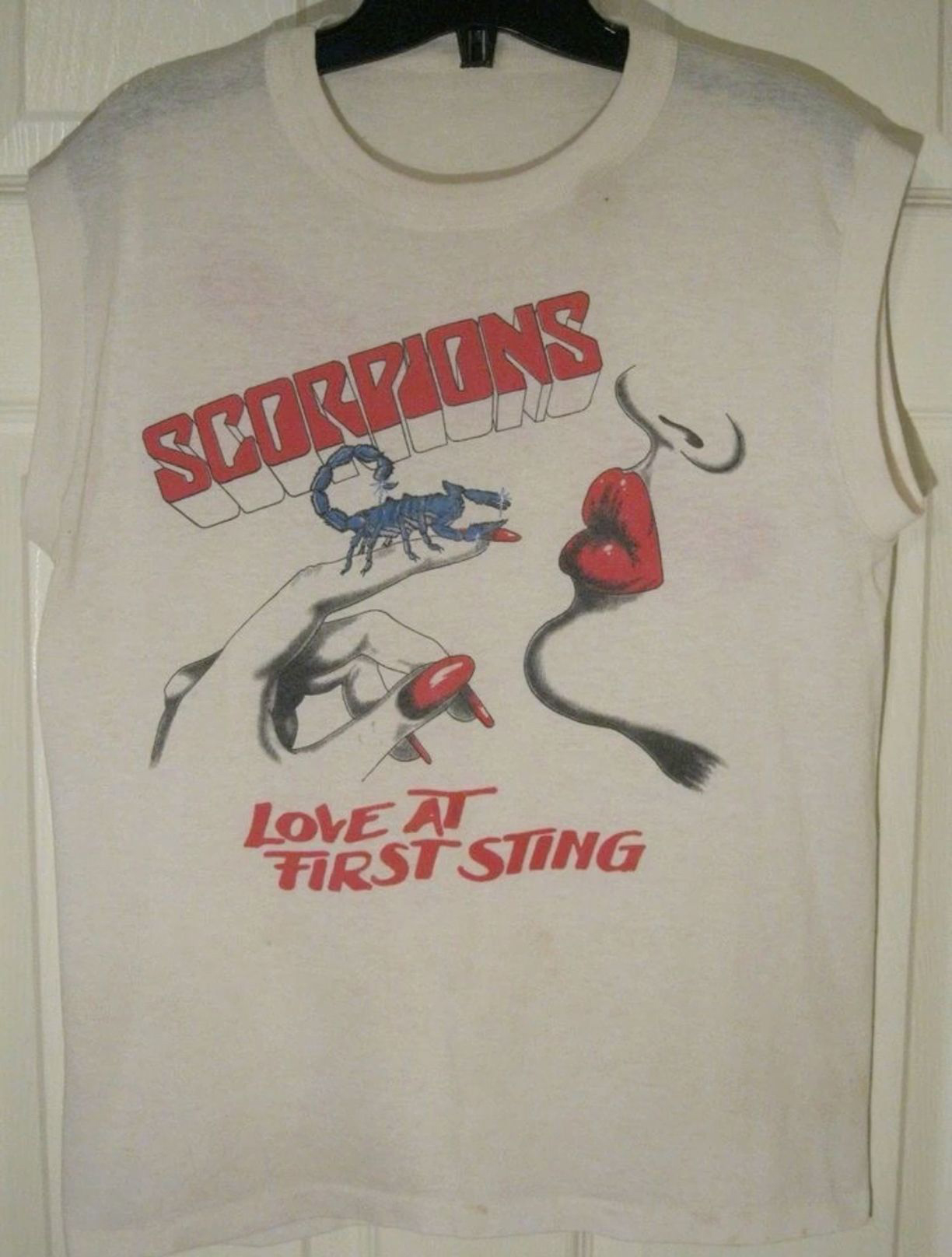 Scorpions Love at First Sting Vintage Album Tee Shirt Outfits