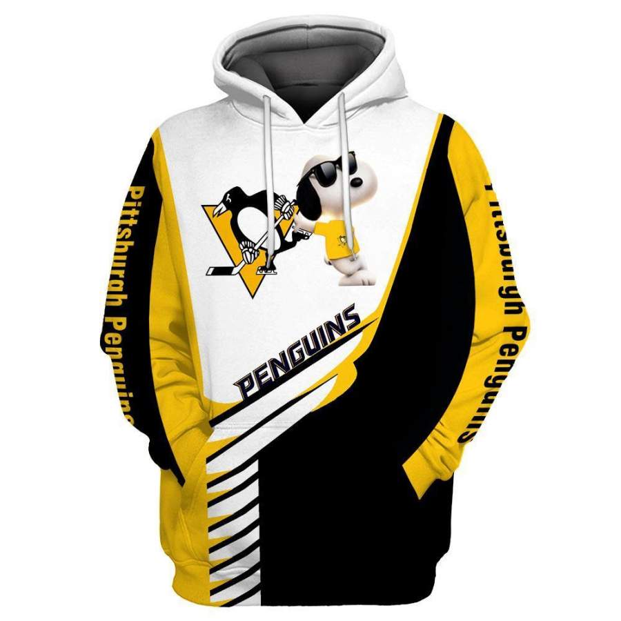 Penguin 3D Printed Hooded Pocket Pullover All-over print pullover Hoodie