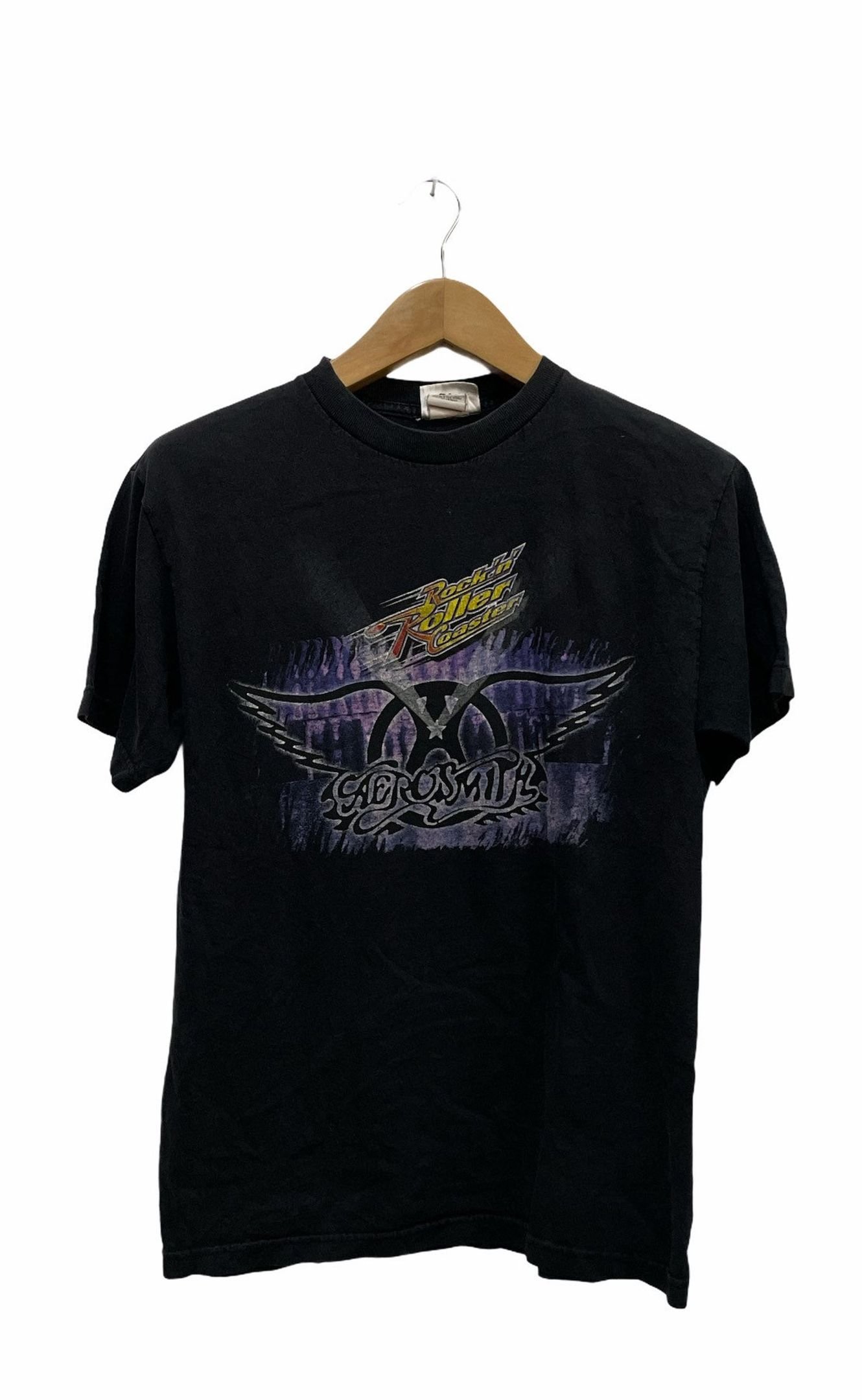 Vtg Aerosmith Rock N Roller Coaster Tshirt