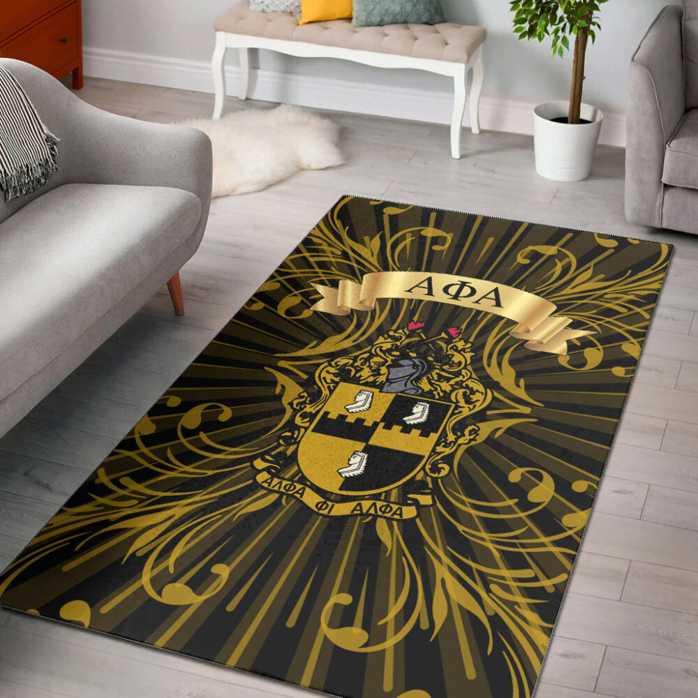 Alpha Phi Alpha Area Rug – Fraternity Vintage Style Area Rug