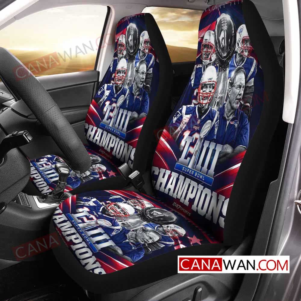 New England Patriots Style077 3D Customized Personalized Car Seat Cover