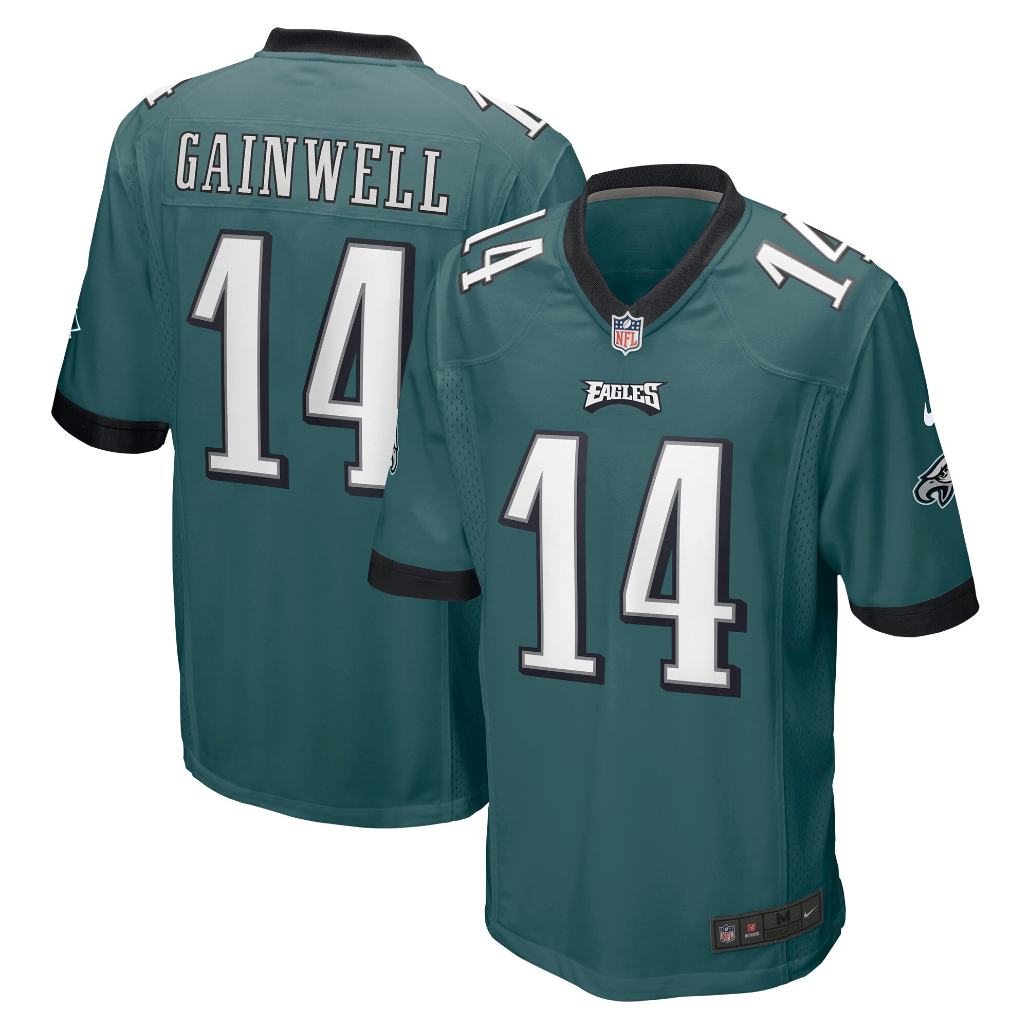 Men’s Philadelphia Eagles Kenneth Gainwell Midnight Green Game Jersey