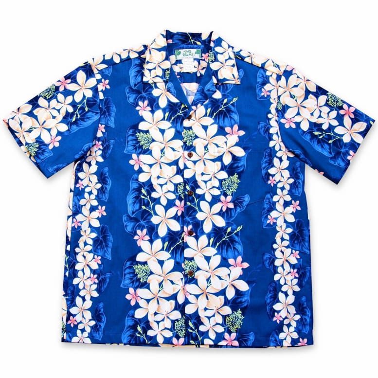 Floral Blue Unique Design Hawaii Shirt Ha7168