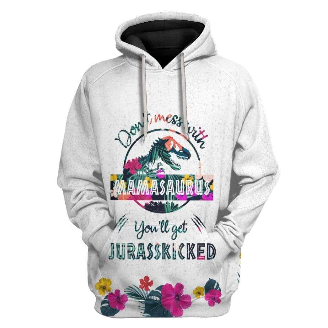 3D Custom Mamasaurus Hoodie Apparel