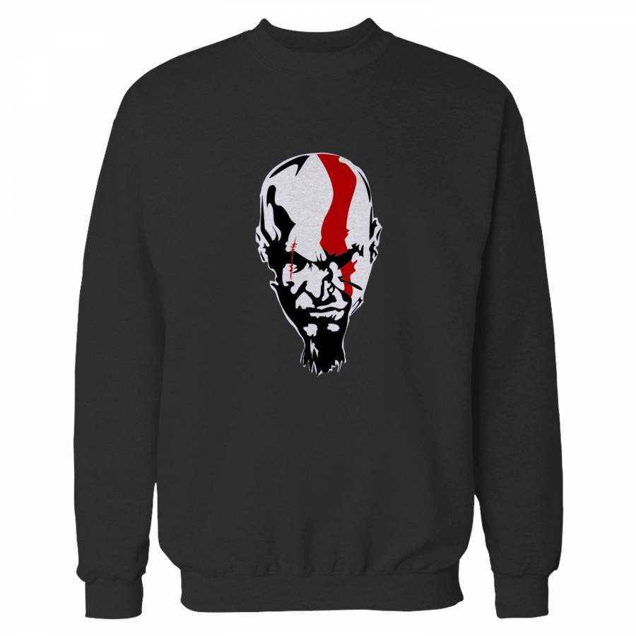 God Of War Face Sweatshirt