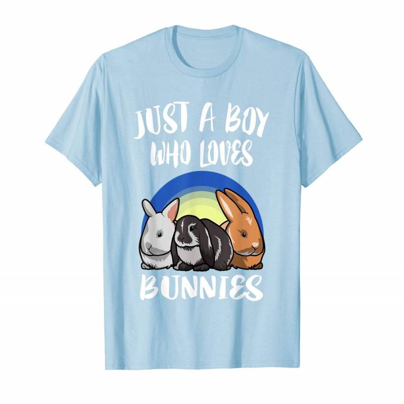 Just A Boy Who Loves Bunnies Rabbit Gift T-shirt