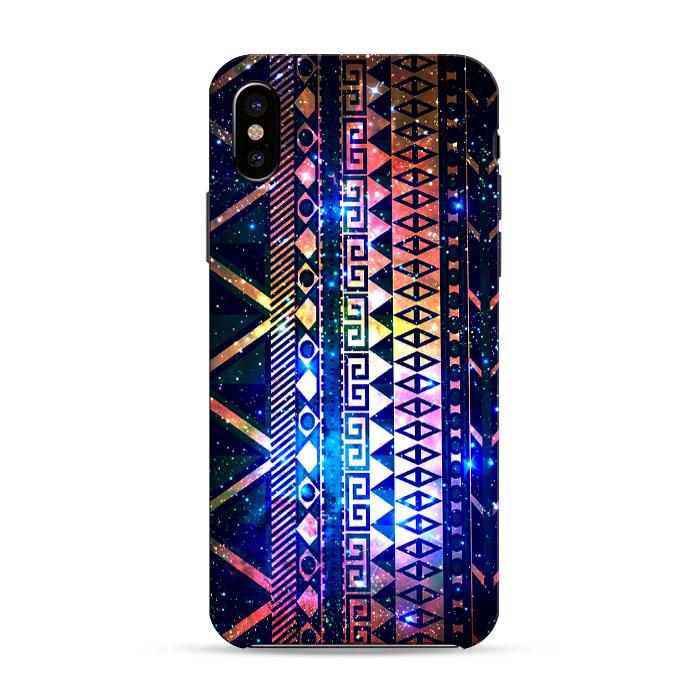 Aztec Galaxy Nebula 1 Iphone X 3D Case | Black