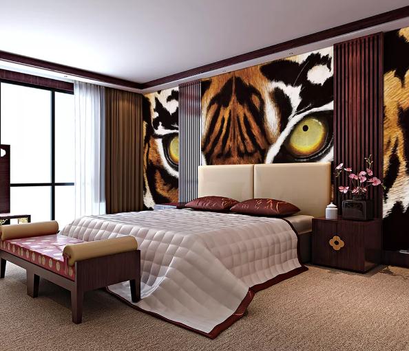 3D Tiger Wall Mural Wallpaperpe 130