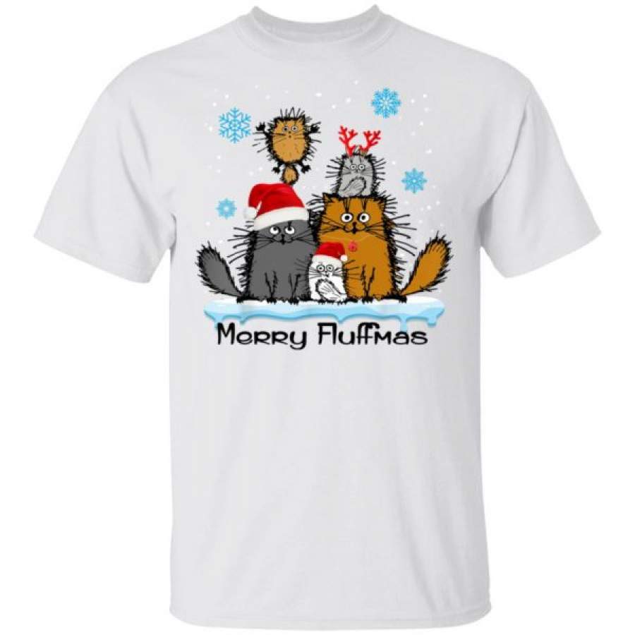 Merry Fluffmas Funny Cat Kitten Fluff Christmas Costume Shirts – Cool Amazing Fashion