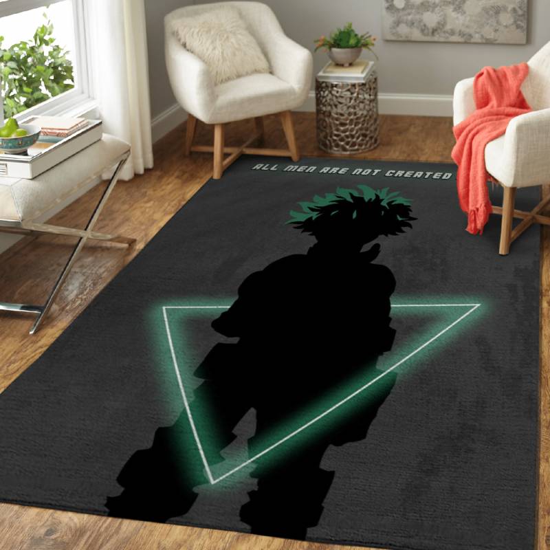 My Hero Academia Deku Anime Quotes Area Rug – Carpet