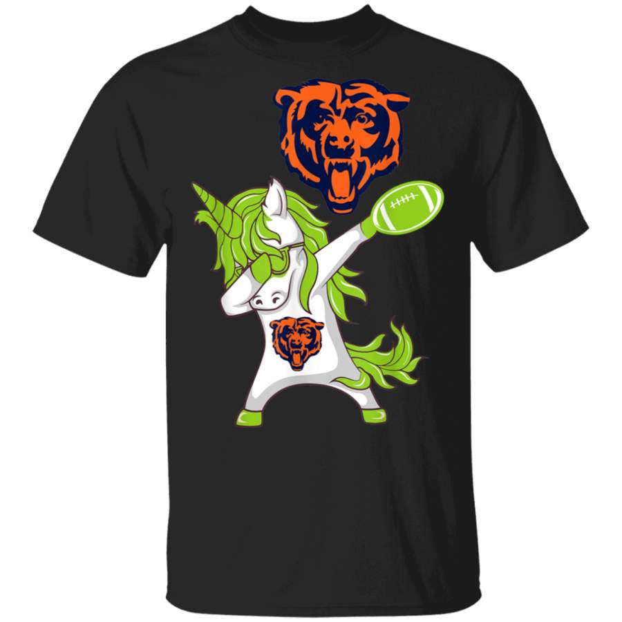 St Patrick Day Dabbing Unicorn Football Team Chicagobear TShirt Chicago Bears T shirt