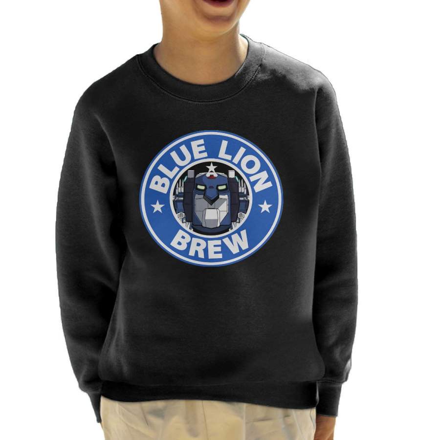 Voltron Blue Lion Brew Coffee Kid’s Sweatshirt