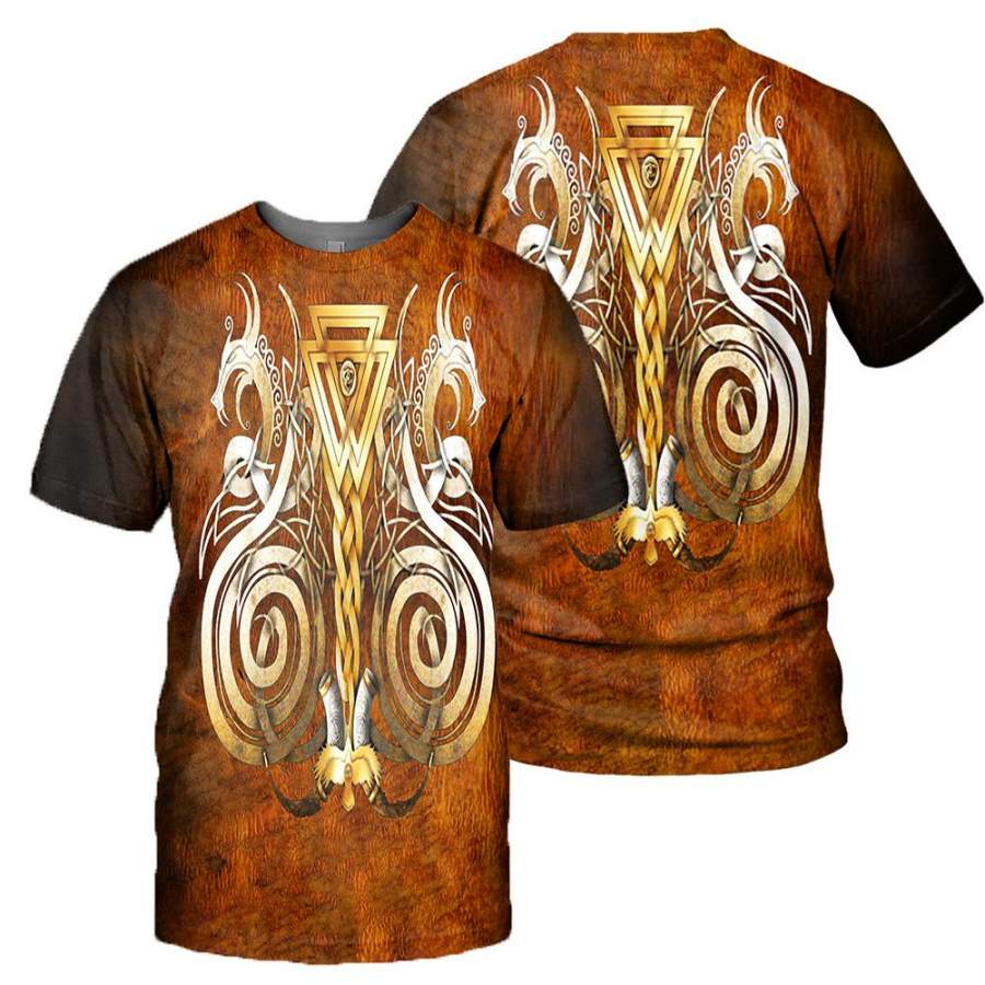 Viking Tattoo 3D All Over Printed Shirts For Men And Women 04