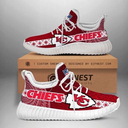 Kansas City Chiefs Football Team Sneakers Yz Shoes For Fan