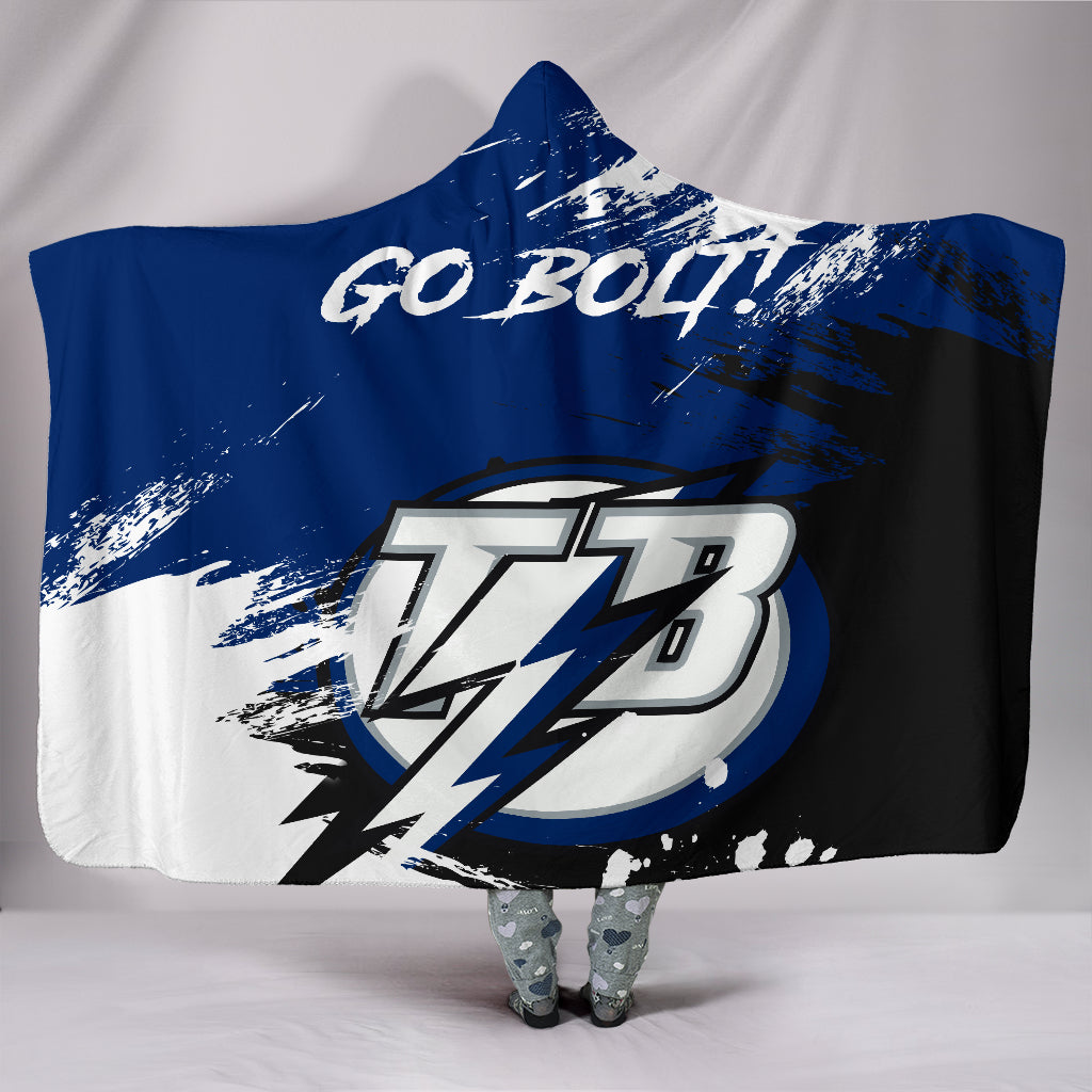 Tampa Bay Lightning Hockey Team Hooded Blanket A7