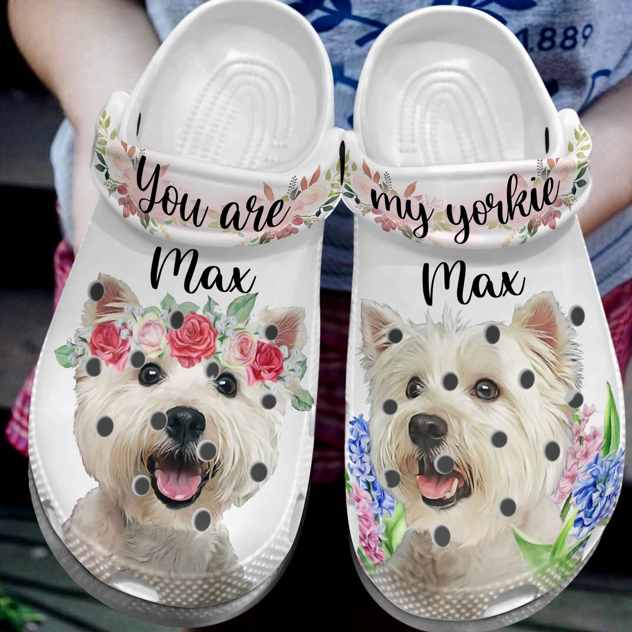 Yorkshire Personalized Clog, Custom Name, Text, Color, Number Fashion Style For Women, Men, Kid, Print 3D You Are My Yorkie