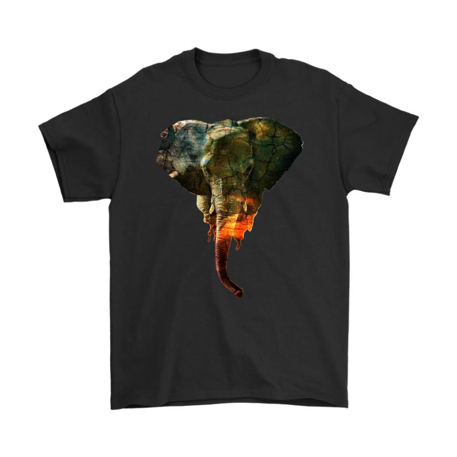 Elephant T-Shirt - Animal Face T-Shirt